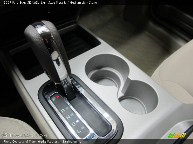 Light Sage Metallic / Medium Light Stone 2007 Ford Edge SE AWD