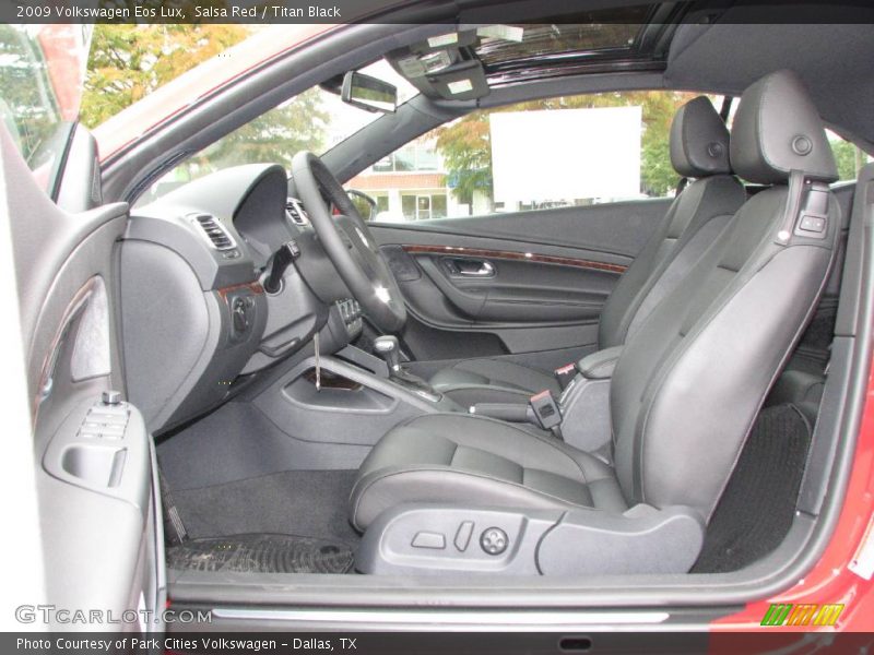 Salsa Red / Titan Black 2009 Volkswagen Eos Lux