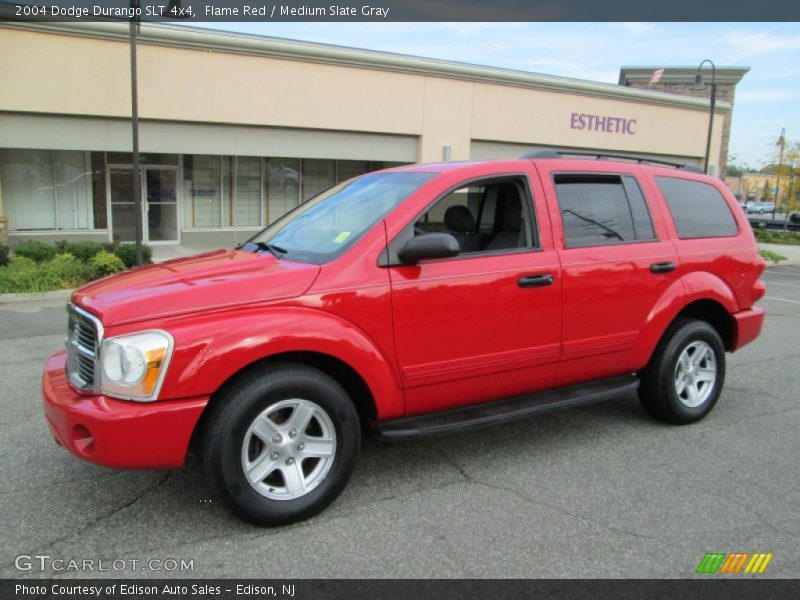 Flame Red / Medium Slate Gray 2004 Dodge Durango SLT 4x4