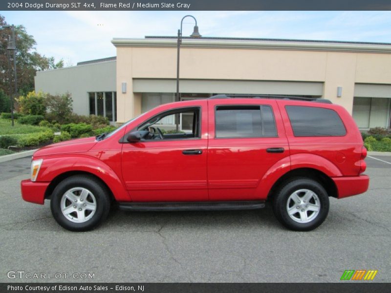 Flame Red / Medium Slate Gray 2004 Dodge Durango SLT 4x4