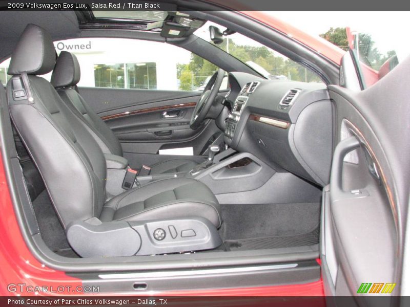 Salsa Red / Titan Black 2009 Volkswagen Eos Lux