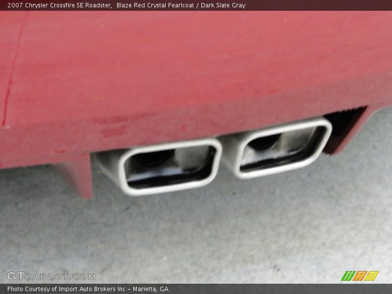 Exhaust of 2007 Crossfire SE Roadster