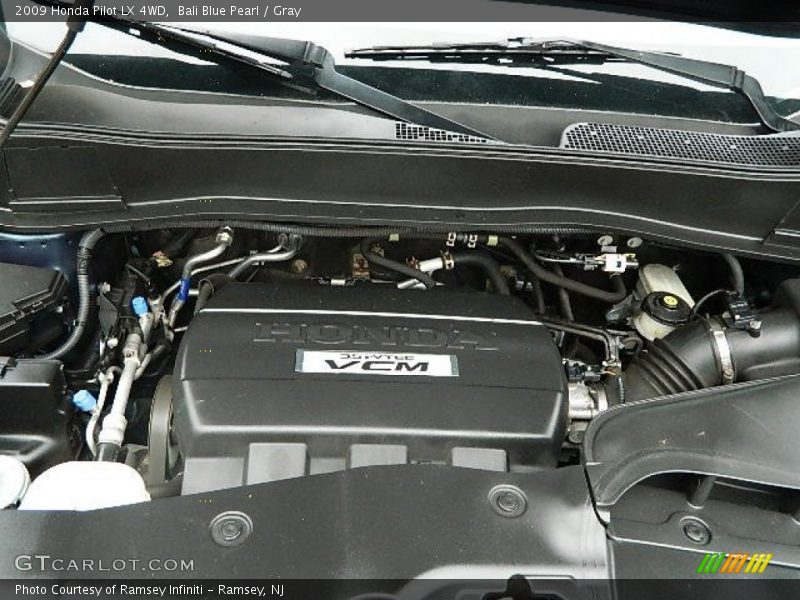 Bali Blue Pearl / Gray 2009 Honda Pilot LX 4WD