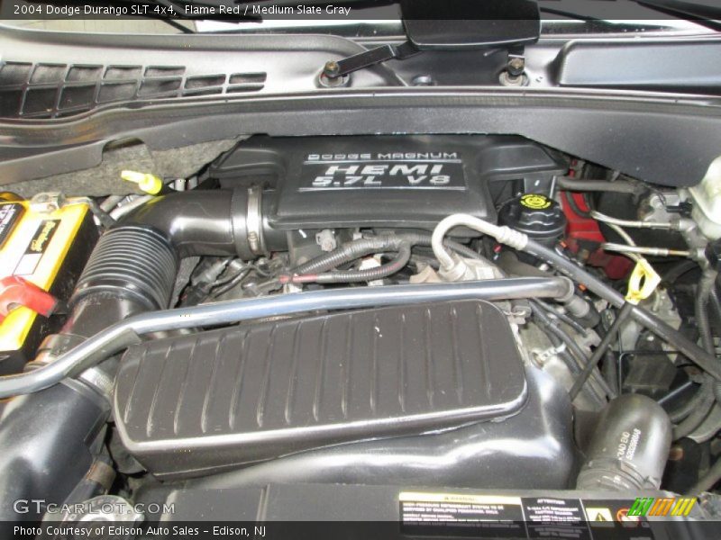 Flame Red / Medium Slate Gray 2004 Dodge Durango SLT 4x4
