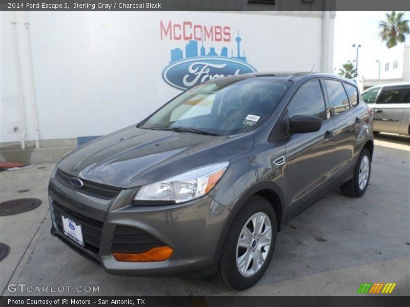Sterling Gray / Charcoal Black 2014 Ford Escape S