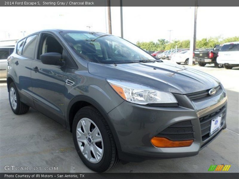 Sterling Gray / Charcoal Black 2014 Ford Escape S