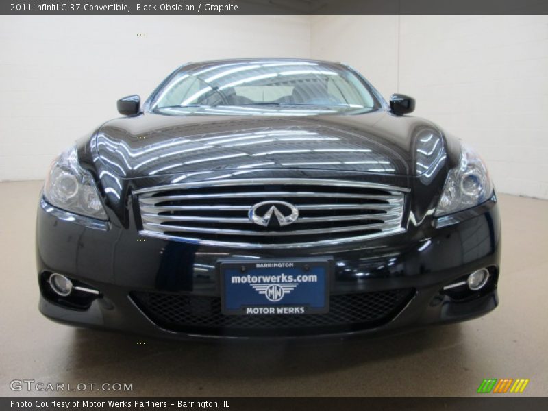 Black Obsidian / Graphite 2011 Infiniti G 37 Convertible