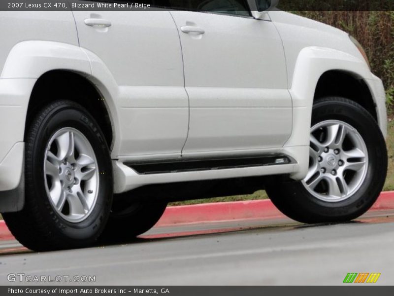 Blizzard White Pearl / Beige 2007 Lexus GX 470