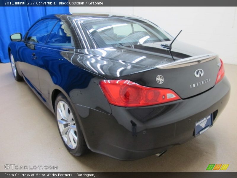 Black Obsidian / Graphite 2011 Infiniti G 37 Convertible