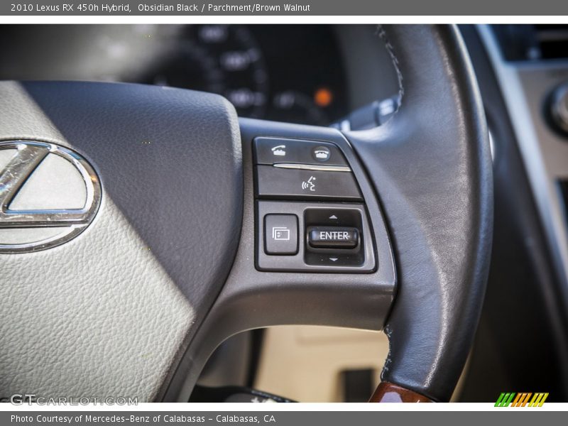 Controls of 2010 RX 450h Hybrid