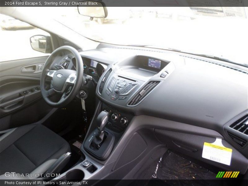 Sterling Gray / Charcoal Black 2014 Ford Escape S