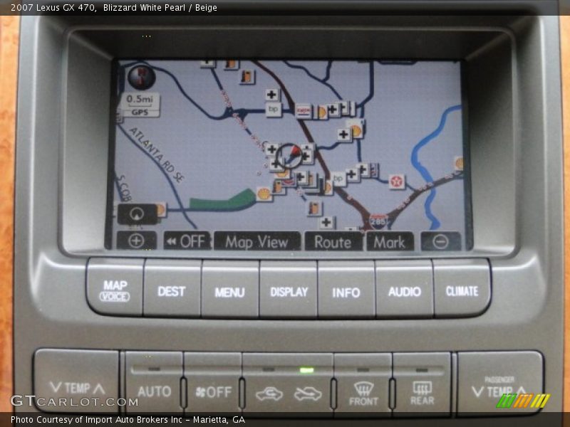 Blizzard White Pearl / Beige 2007 Lexus GX 470