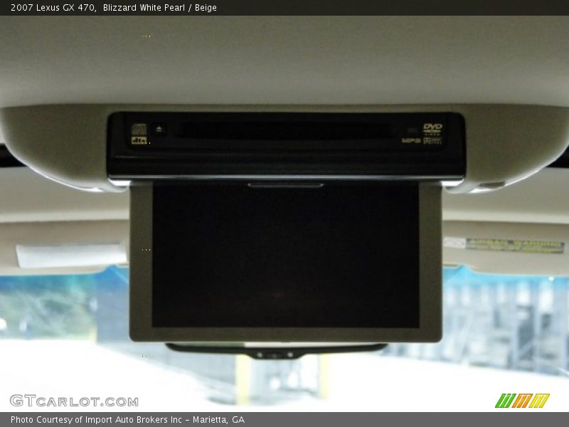 Blizzard White Pearl / Beige 2007 Lexus GX 470