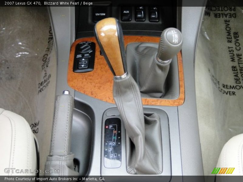 Blizzard White Pearl / Beige 2007 Lexus GX 470