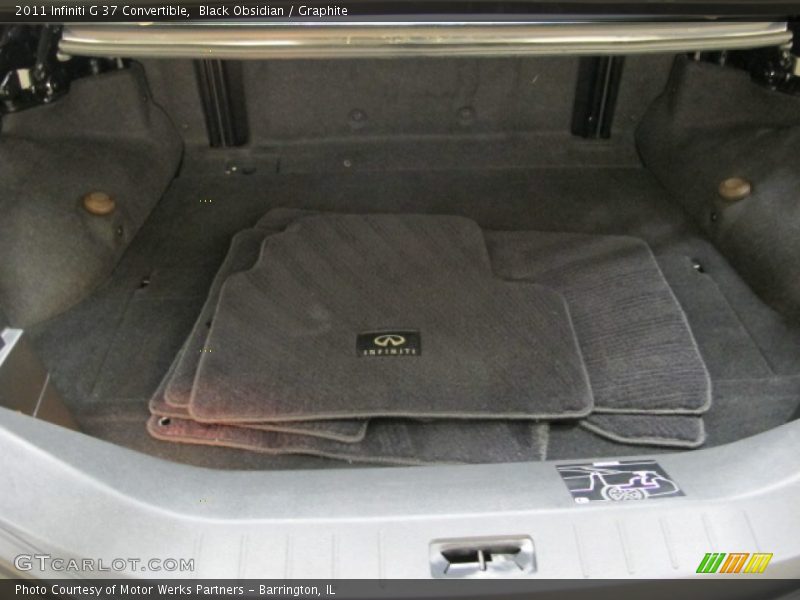 Black Obsidian / Graphite 2011 Infiniti G 37 Convertible