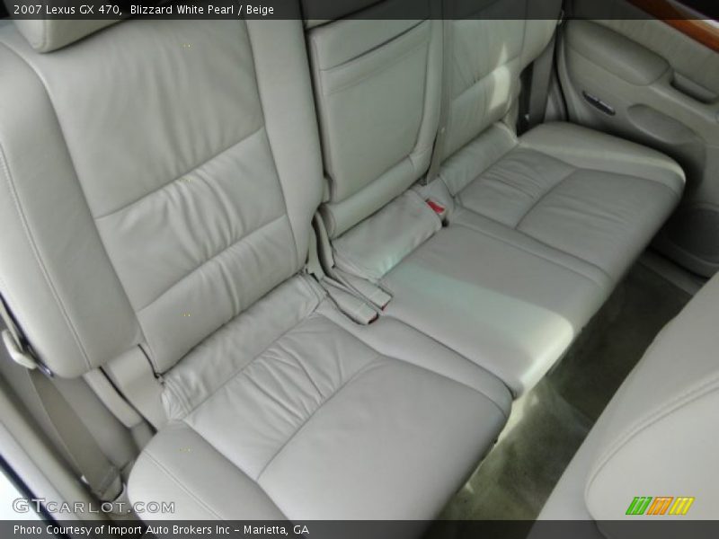 Blizzard White Pearl / Beige 2007 Lexus GX 470