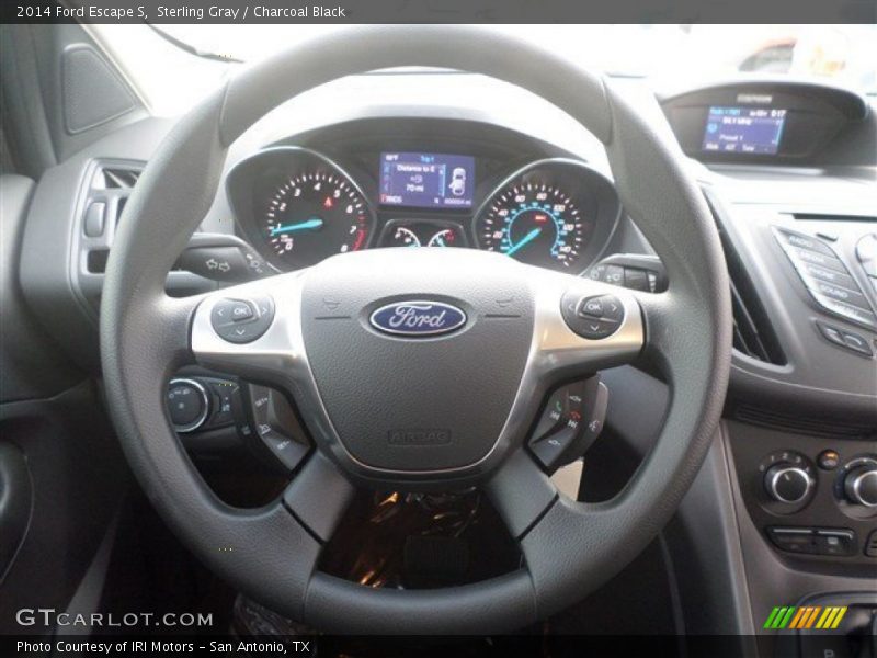 Sterling Gray / Charcoal Black 2014 Ford Escape S