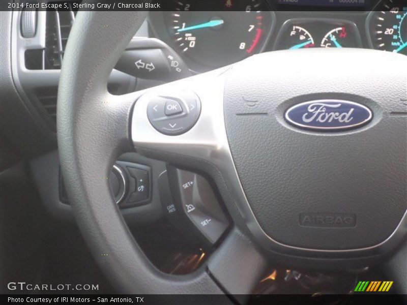 Sterling Gray / Charcoal Black 2014 Ford Escape S