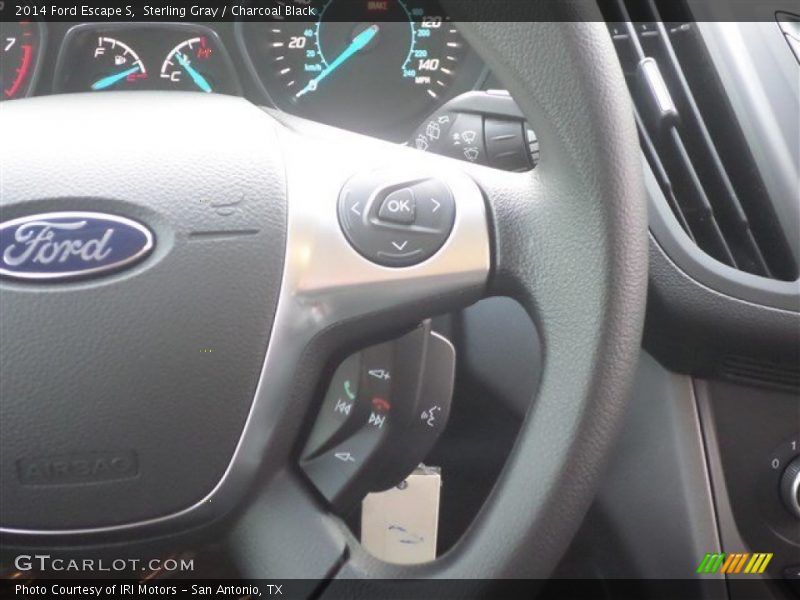Sterling Gray / Charcoal Black 2014 Ford Escape S