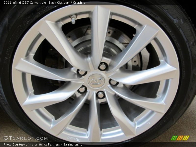 Black Obsidian / Graphite 2011 Infiniti G 37 Convertible