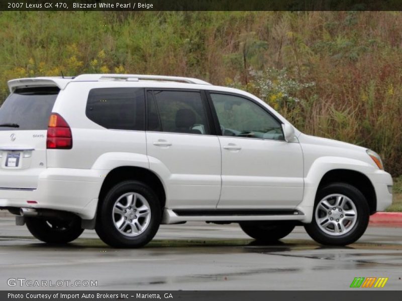 Blizzard White Pearl / Beige 2007 Lexus GX 470
