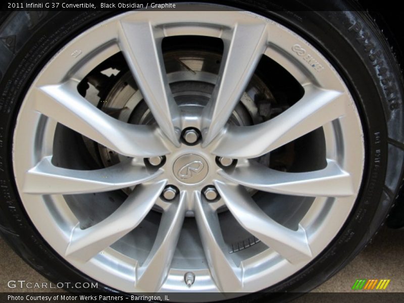 Black Obsidian / Graphite 2011 Infiniti G 37 Convertible
