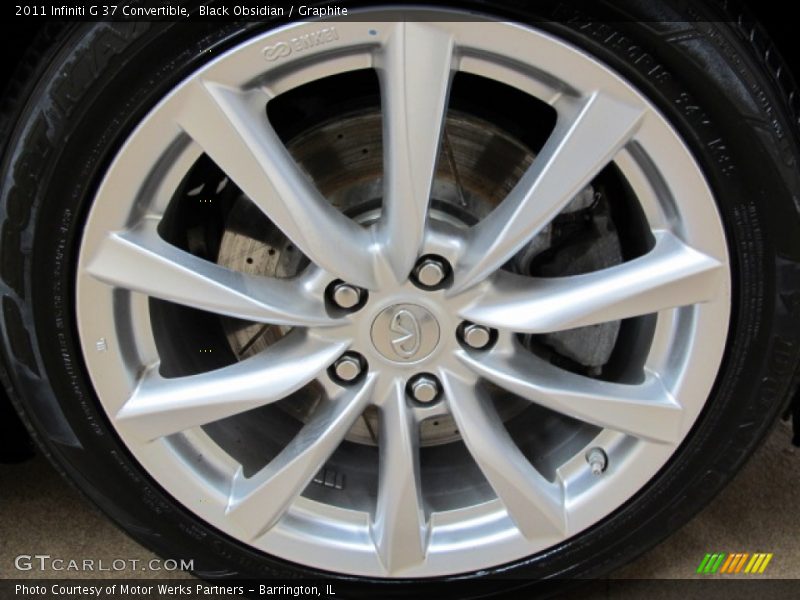 Black Obsidian / Graphite 2011 Infiniti G 37 Convertible