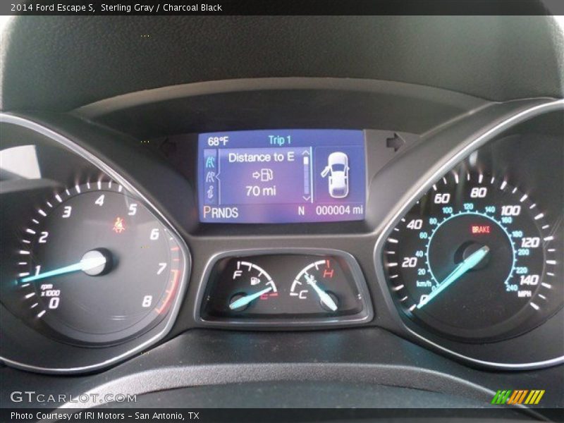 Sterling Gray / Charcoal Black 2014 Ford Escape S