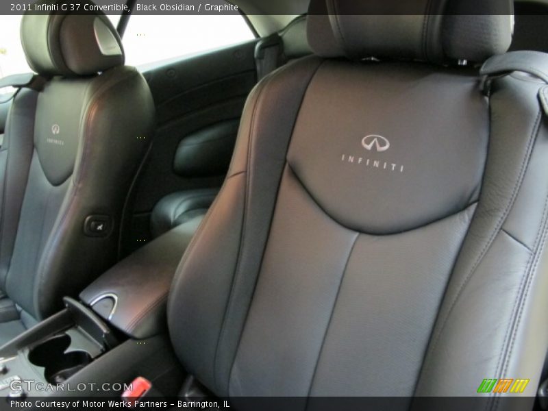 Black Obsidian / Graphite 2011 Infiniti G 37 Convertible