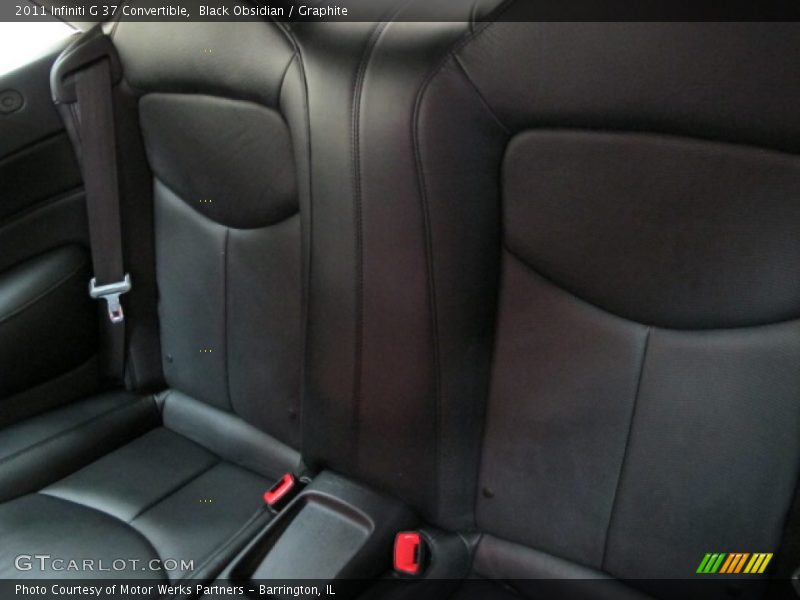 Black Obsidian / Graphite 2011 Infiniti G 37 Convertible