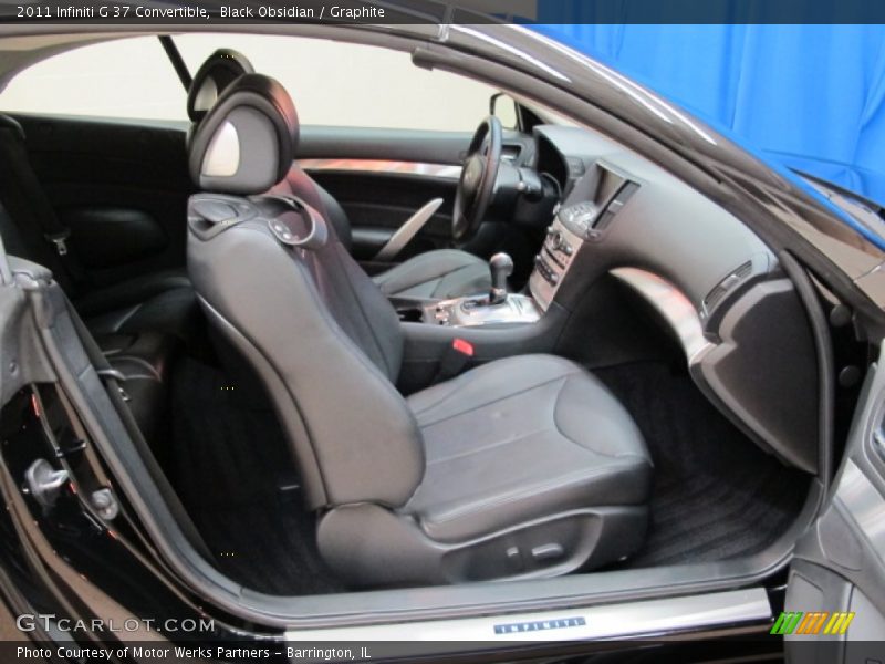 Black Obsidian / Graphite 2011 Infiniti G 37 Convertible