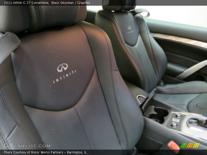 Black Obsidian / Graphite 2011 Infiniti G 37 Convertible