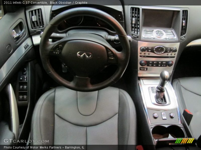 Black Obsidian / Graphite 2011 Infiniti G 37 Convertible