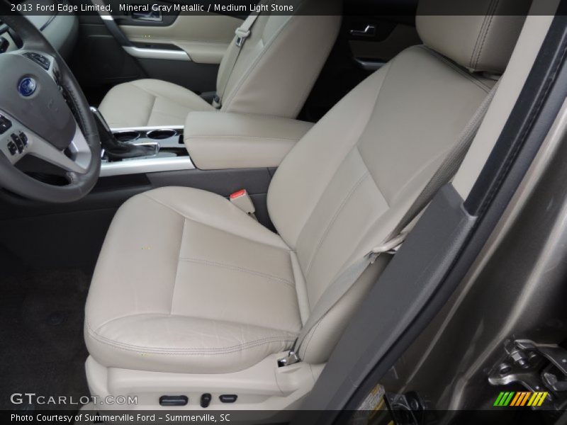 Mineral Gray Metallic / Medium Light Stone 2013 Ford Edge Limited