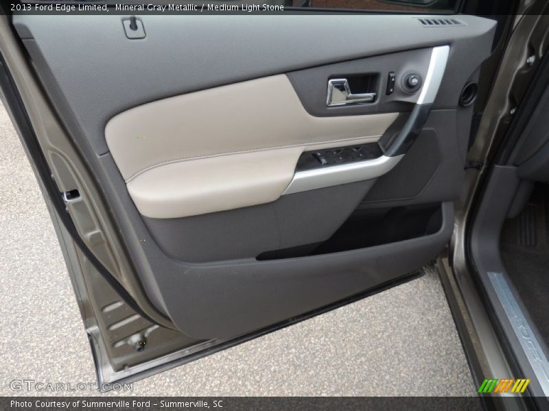 Mineral Gray Metallic / Medium Light Stone 2013 Ford Edge Limited
