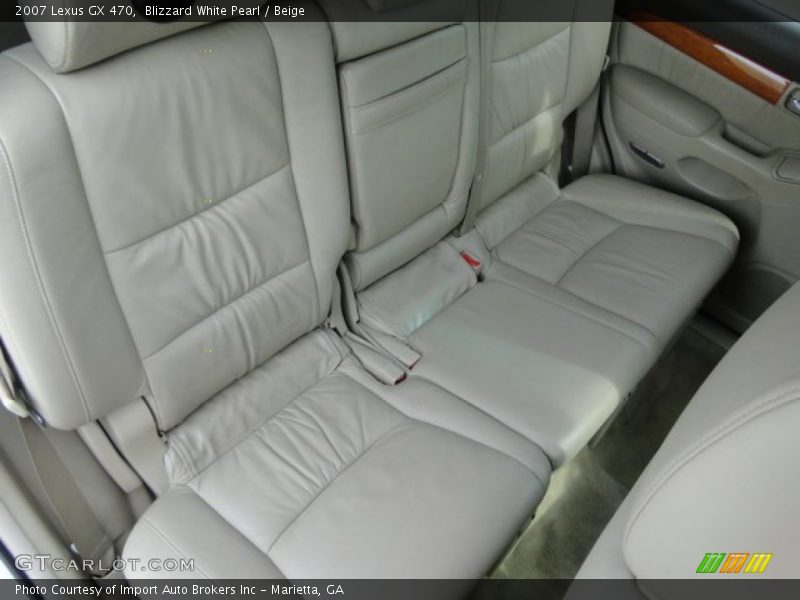 Blizzard White Pearl / Beige 2007 Lexus GX 470