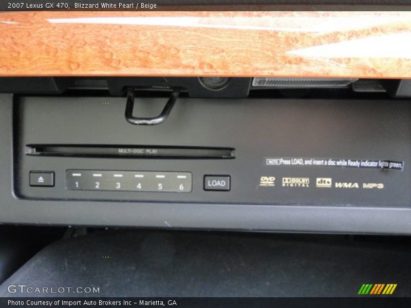 Blizzard White Pearl / Beige 2007 Lexus GX 470