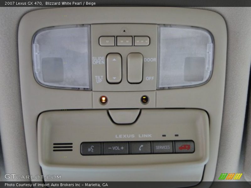 Blizzard White Pearl / Beige 2007 Lexus GX 470