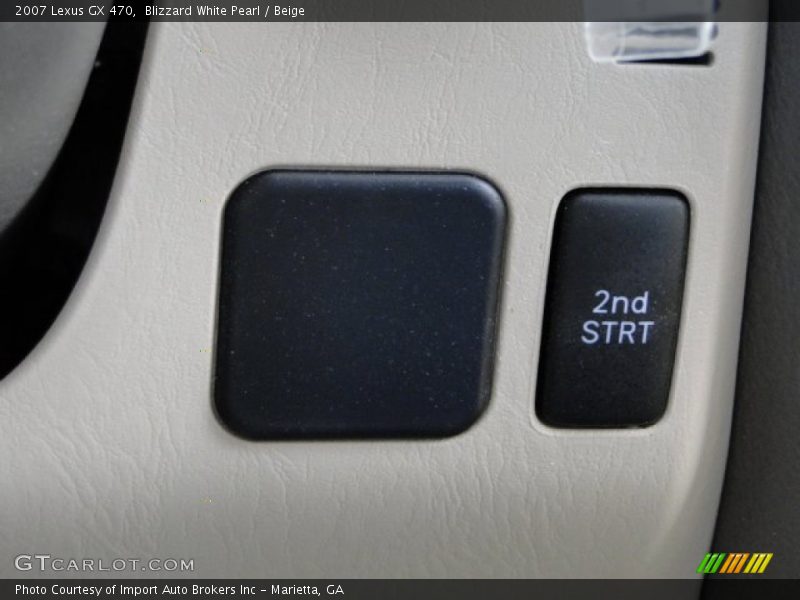 Blizzard White Pearl / Beige 2007 Lexus GX 470