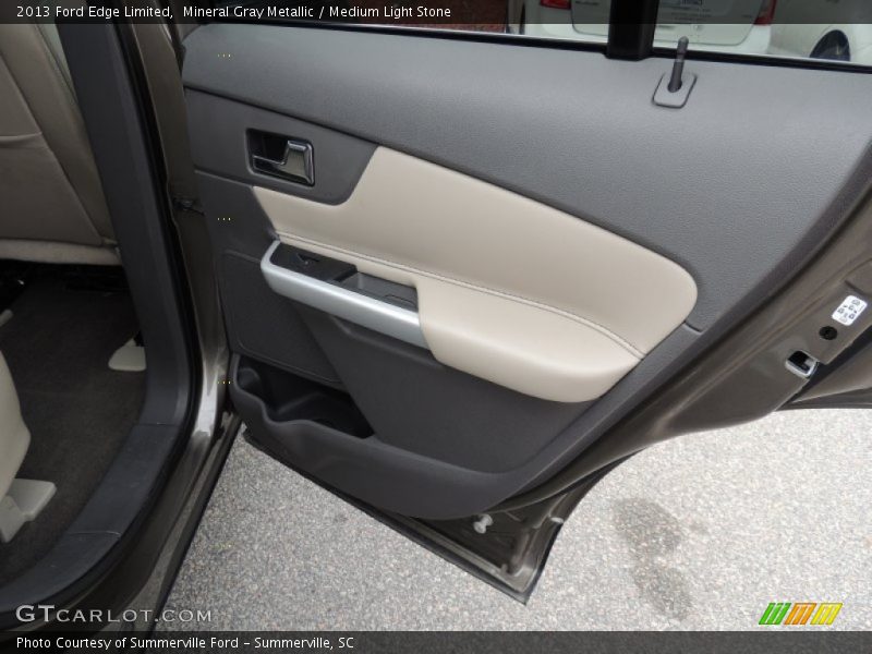Mineral Gray Metallic / Medium Light Stone 2013 Ford Edge Limited