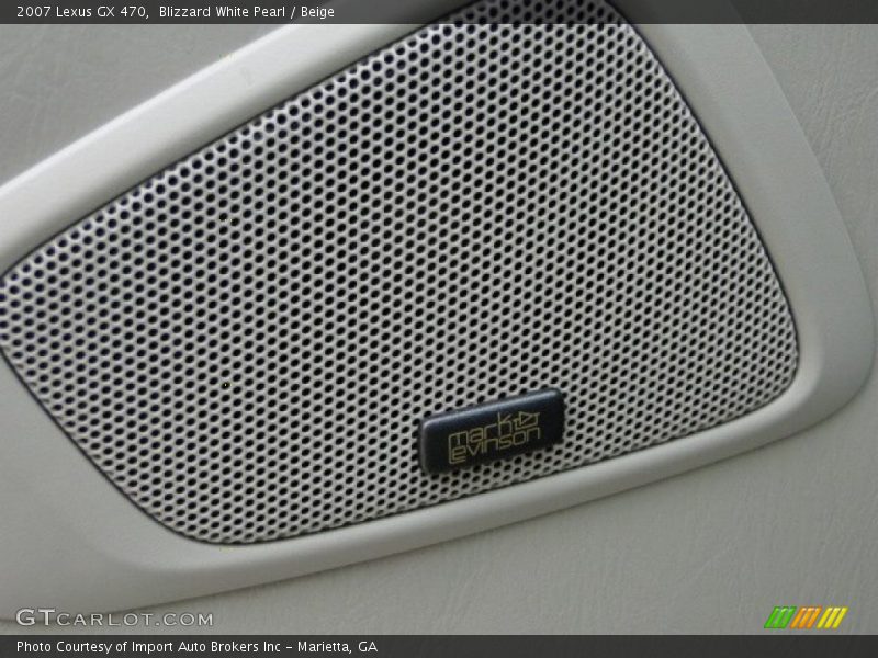 Blizzard White Pearl / Beige 2007 Lexus GX 470