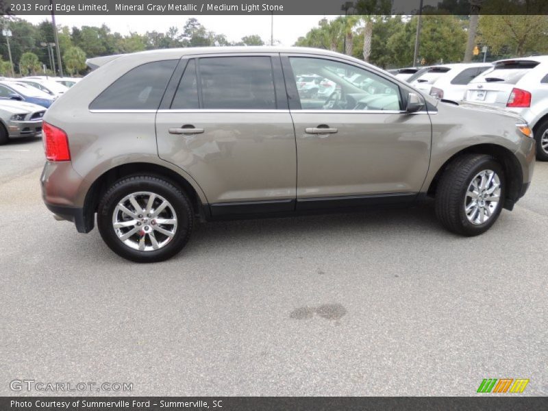 Mineral Gray Metallic / Medium Light Stone 2013 Ford Edge Limited