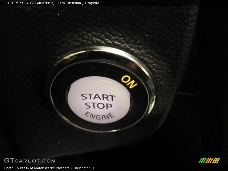 Black Obsidian / Graphite 2011 Infiniti G 37 Convertible