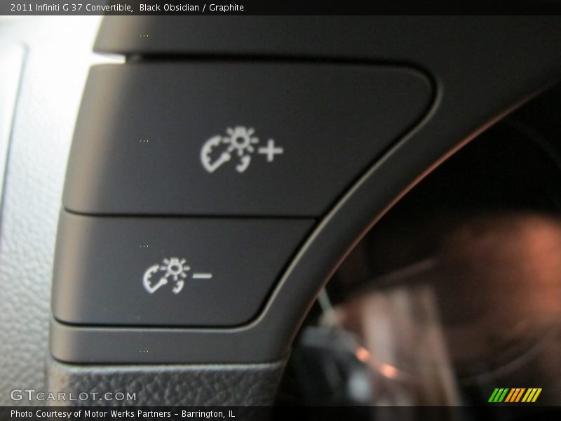Black Obsidian / Graphite 2011 Infiniti G 37 Convertible