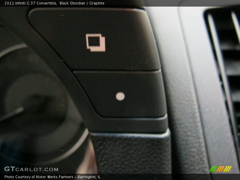 Black Obsidian / Graphite 2011 Infiniti G 37 Convertible