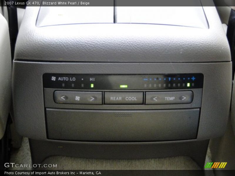 Blizzard White Pearl / Beige 2007 Lexus GX 470