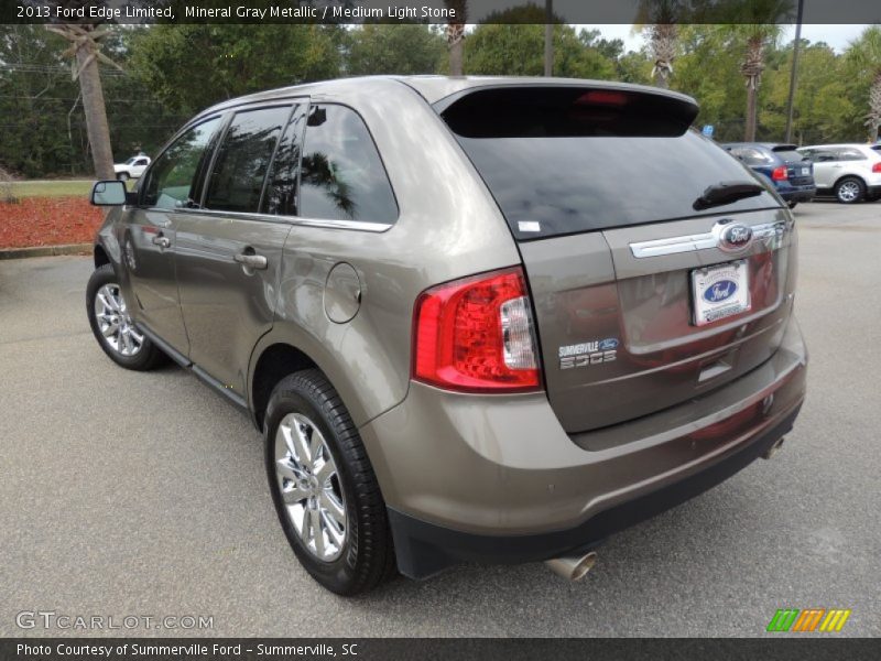 Mineral Gray Metallic / Medium Light Stone 2013 Ford Edge Limited