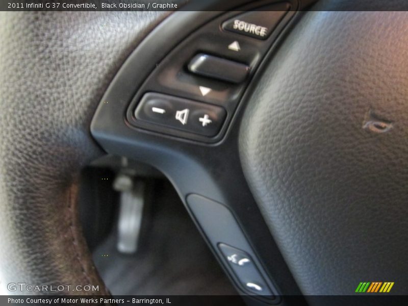 Black Obsidian / Graphite 2011 Infiniti G 37 Convertible