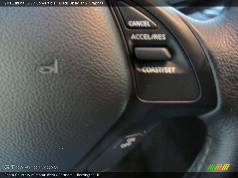 Black Obsidian / Graphite 2011 Infiniti G 37 Convertible