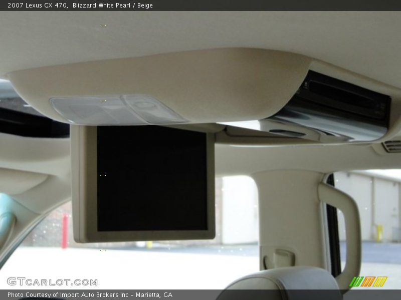 Blizzard White Pearl / Beige 2007 Lexus GX 470